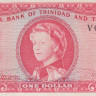 1 доллар 1964 года. Тринидад и Тобаго. р26а