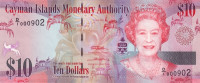 Банкнота 10 долларов 2010 года. Каймановы острова. р40