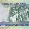 1000 долларов 2012 года. Ямайка. р92