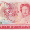 100 долларов 1981-1989 годов. Новая Зеландия. р176b