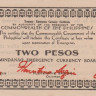 2 песо 1944 года. Филиппины - Минданао. рS516b