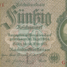 50 рейхсмарок 1933 года. Германия. р182а(3-2)