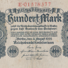 100 марок 1922 года. Германия. р75
