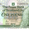 1 фунт 1987 года. Шотландия. р346