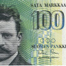 100 марок 1986 года. Финляндия. р119(27)