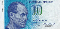 10 марок 1986 года. Финляндия. р113а(3)