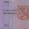 100 марок 1976 года. Финляндия. р109а(87)