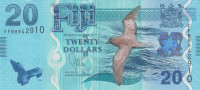 Банкнота 20 долларов 2012 года. Фиджи. р117