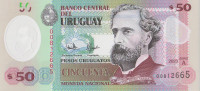 Банкнота 50 песо 2020 года. Уругвай. р new