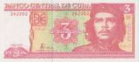 3 песо 2005 года. Куба. р127b