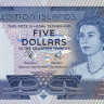 5 долларов 1977 года. Соломоновы острова. р6а