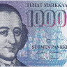 1000 марок 1986 года. Финляндия. р121(10)