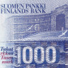 1000 марок 1986 года. Финляндия. р121(10)