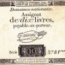 10 ливров 24.10.1792 года. Франция. рА66а