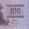 100 марок 1976 года. Финляндия. р109а(91)