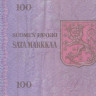 100 марок 1976 года. Финляндия. р109а(91)