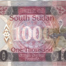 1000 фунтов 2024 года. Южный Судан. рW21(26)