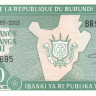 10 франков 01.07.2003 года. Бурунди. р33d