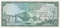 1 фунт 1962 года. Шотландия. р269а