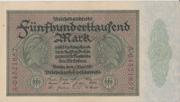 500000 марок 01.05.1923 года. Германия. р88а