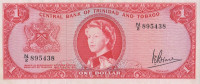 Банкнота 1 доллар 1964 года. Тринидад и Тобаго. р26с