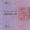 100 марок 1976 года. Финляндия. р109а(46)
