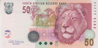 Банкнота 50 рандов 2010 года. ЮАР. р130b