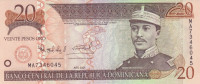 20 песо 2004 года. Доминиканская республика. р169d