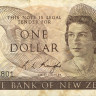 1 доллар 1967-1981 годов. Новая Зеландия. р163с