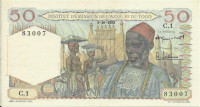 50 франков 05.10.1955 года. Того. р44