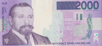 Банкнота 2000 франков 1994-2001 годов. Бельгия. р151