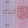 100 марок 1976 года. Финляндия. р109а(38)