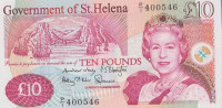 Банкнота 10 фунтов 2012 года. Остров Святой Елены. р12b