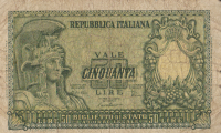 50 лир 1951 года. Италия. р91b