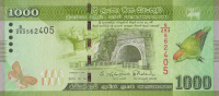 1000 рупий 2015 года. Шри-Ланка. р127с
