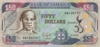 50 долларов 06.08.2012 года. Ямайка. р89