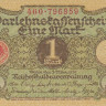 1 марка 01.03.1920 года. Германия. р58