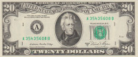 20 долларов 1981 года. США. р471b(А)