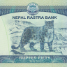 50 рупий 2019 года. Непал. р79