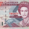 20 долларов 2000 года. Карибские острова. р39u