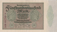 500000 марок 01.05.1923 года. Германия. р88b(2)