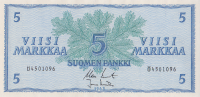 5 марок 1963 года. Финляндия. р99а(50-2)
