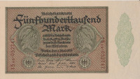 500000 марок 01.05.1923 года. Германия. р88b(1)