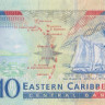 10 долларов 2008 года. Карибские острова. р48