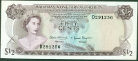 50 центов 1968 года. Багамские острова. р26