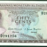 50 центов 1968 года. Багамские острова. р26