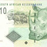 10 рандов 2009 года. ЮАР. р128b