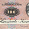 100 крон 1976 года. Дания. р51(76)
