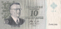 10 марок 1963 года. Финляндия. р104а(48)