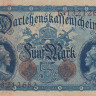 5 марок 05.08.1914 года. Германия. р47с